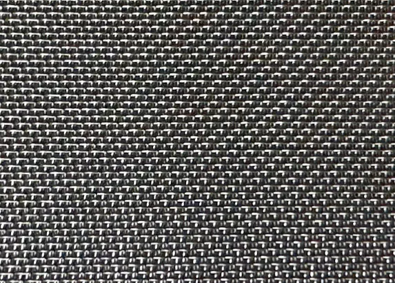 Malla de acero inoxidable cinco heddle malla