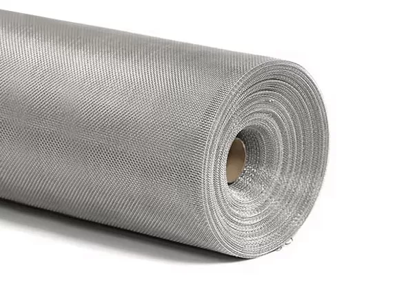 malla de alambre de aluminio