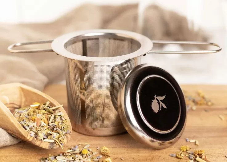 Colador de té de acero inoxidable