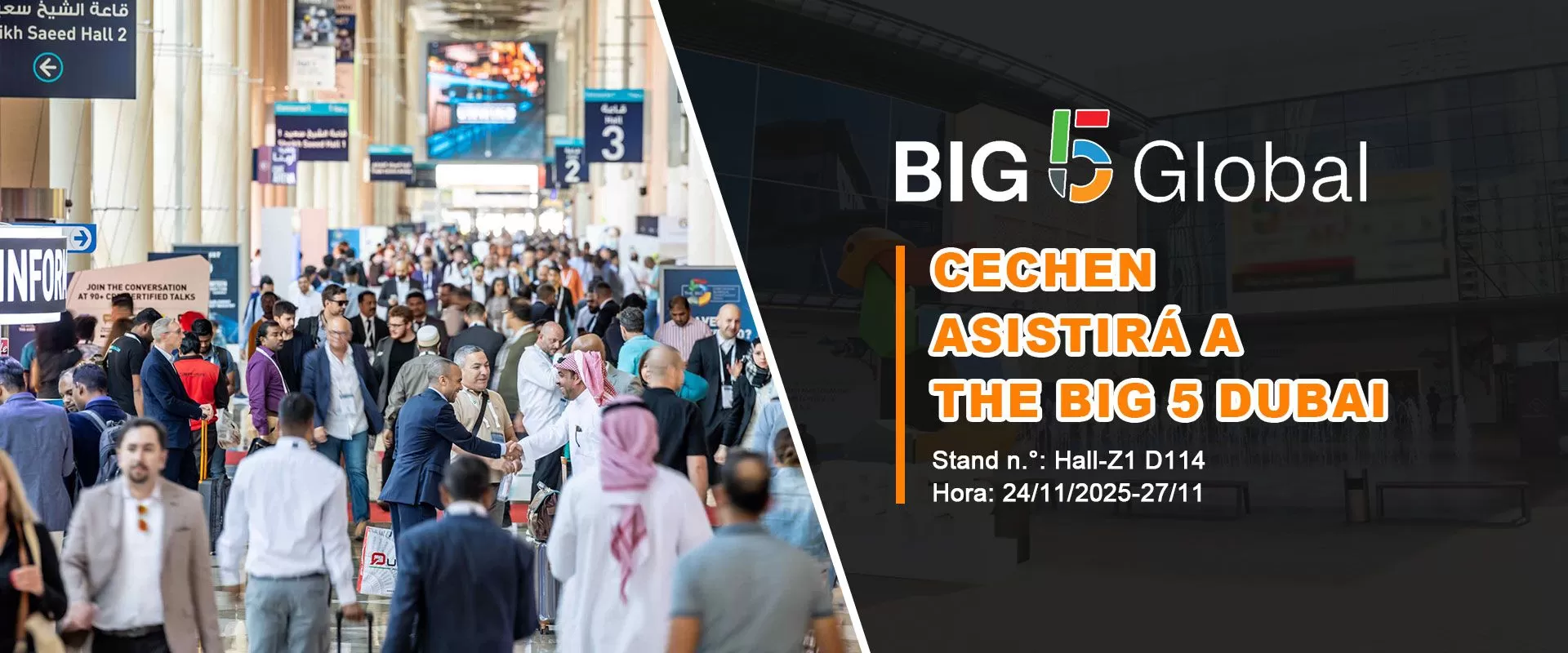  Cechen asistirá al fabricante de alambre de acero inoxidable Big 5 Dubai 